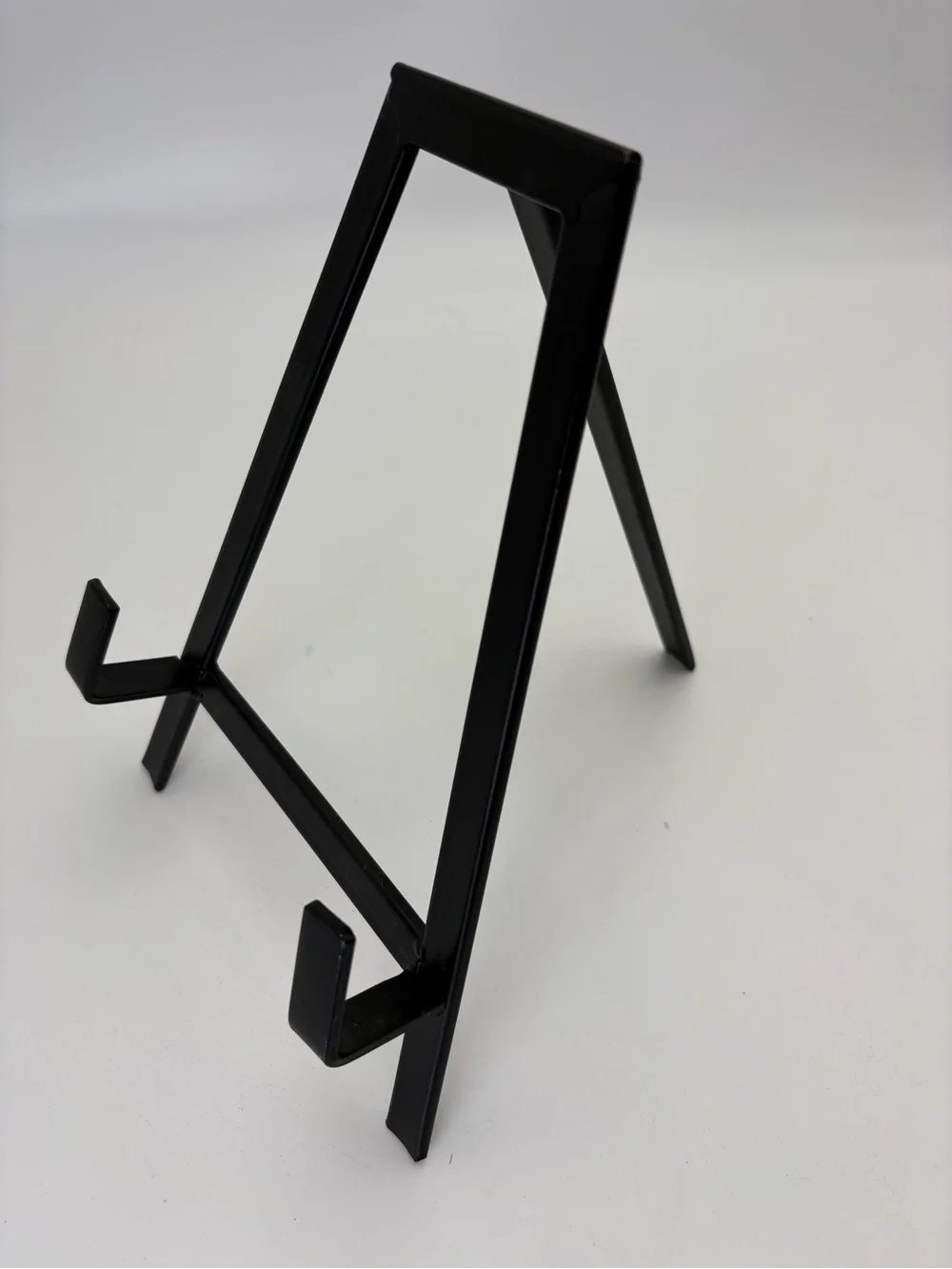 Medium Black Metal Display Easel Stand - Heavy Duty